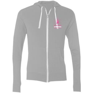 Sofspun® Full-Zip Hooded Long Sleeve T-Shirt Thumbnail