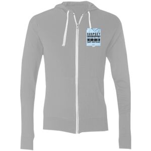 Sofspun® Full-Zip Hooded Long Sleeve T-Shirt Thumbnail
