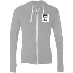 Sofspun® Full-Zip Hooded Long Sleeve T-Shirt Thumbnail