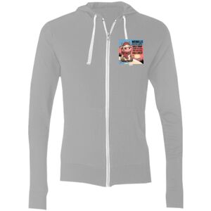 Sofspun® Full-Zip Hooded Long Sleeve T-Shirt Thumbnail