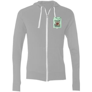 Sofspun® Full-Zip Hooded Long Sleeve T-Shirt Thumbnail