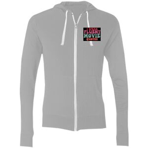 Sofspun® Full-Zip Hooded Long Sleeve T-Shirt Thumbnail