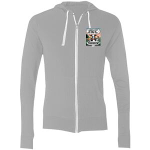 Sofspun® Full-Zip Hooded Long Sleeve T-Shirt Thumbnail