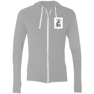 Sofspun® Full-Zip Hooded Long Sleeve T-Shirt Thumbnail