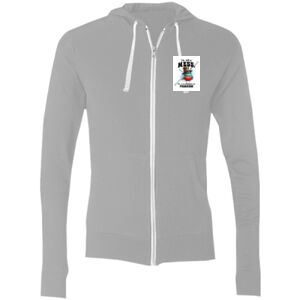 Sofspun® Full-Zip Hooded Long Sleeve T-Shirt Thumbnail